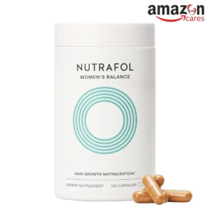 Nutrafol Womenโs Balance Hair Growth Supplements for Thinning Hair, Ages 45+, 1 Month Supply