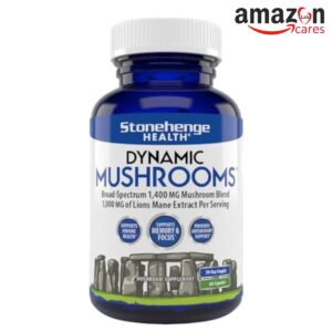 Stonehenge Dynamic Health Mushrooms 1,400 mg โ 5 Mushroom Complex - 60 capsules