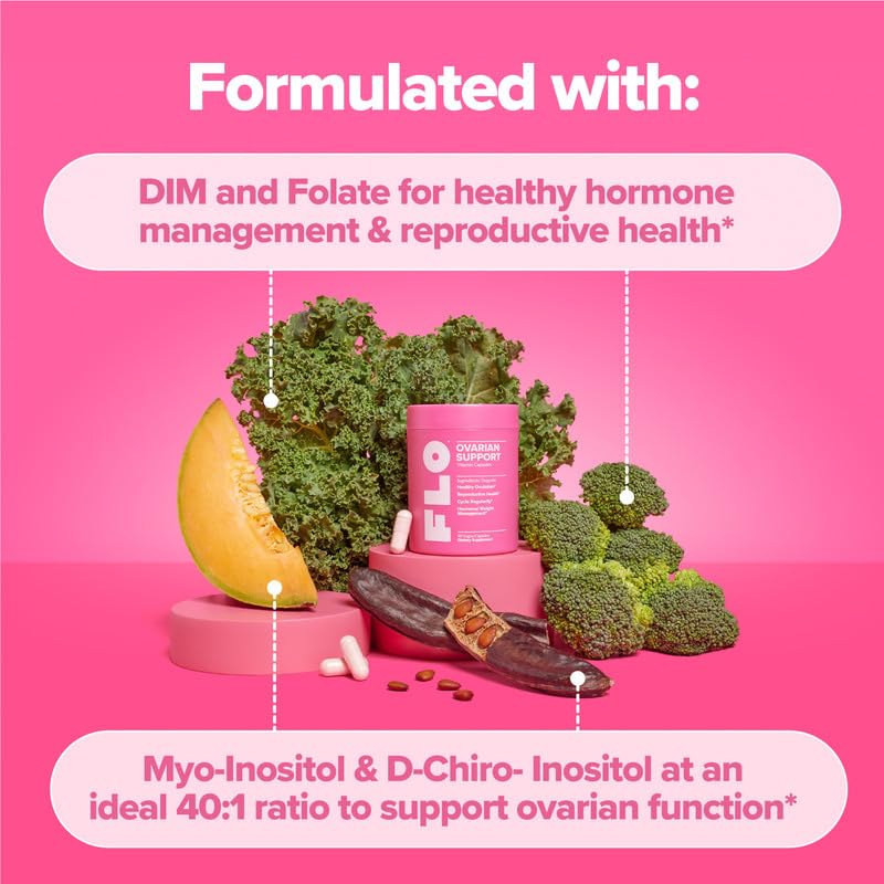 FLO Ovarian Health Support Supplement – 90 Vegan Capsules - Image 3