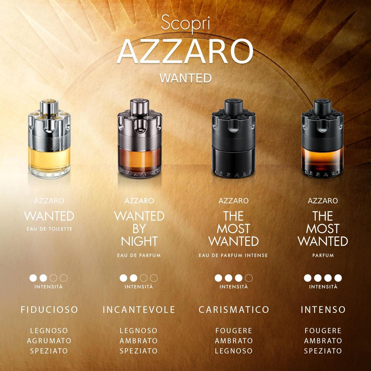 Azzaro Wanted Night Parfum Spray for Men – Woody Spicy Night Cologne, 3.4oz - Image 4