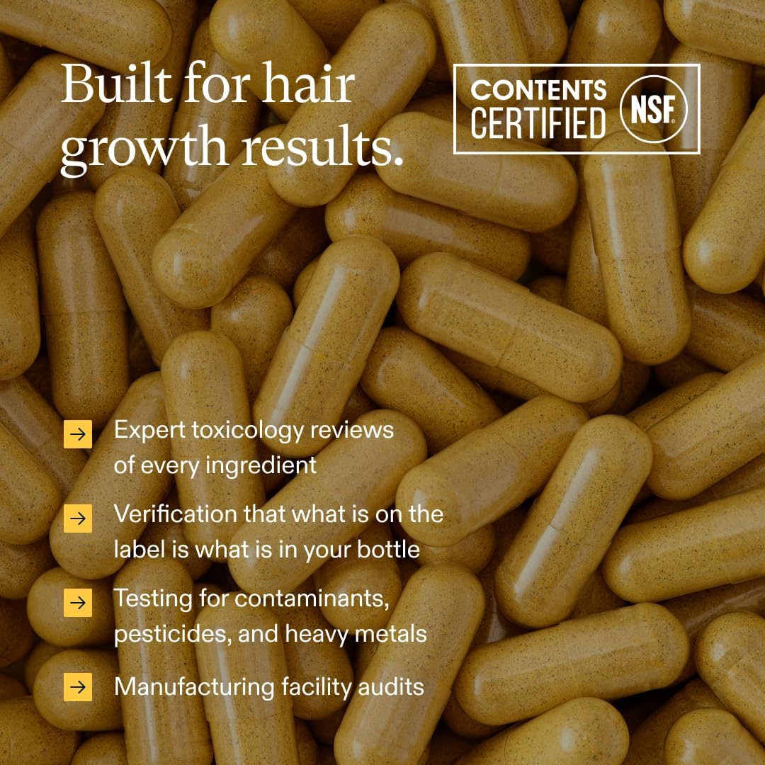 Nutrafol Women's Hair Growth Supplements, Ages 18-44, Clinically Proven for Visibly Thicker and Stronger Hair, 1 Month Supply - Image 3