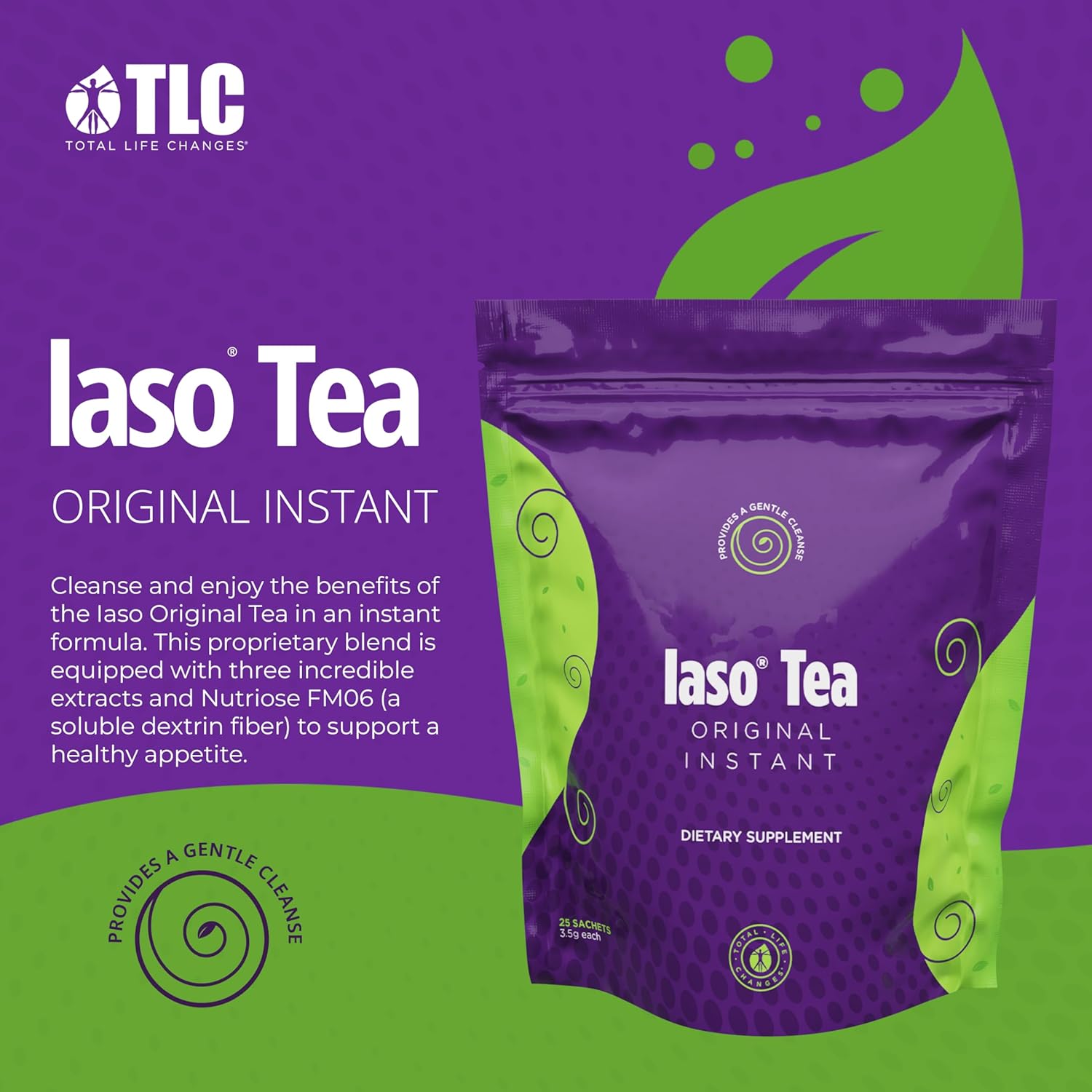 Iaso Instant Tea (Original) - Convenient Tea for a Balanced Lifestyle, Gentle & Refreshing, 25 Sachets (1 Pack) - Image 4