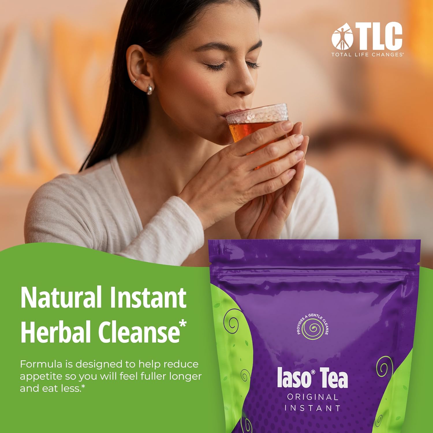 Iaso Instant Tea (Original) - Convenient Tea for a Balanced Lifestyle, Gentle & Refreshing, 25 Sachets (1 Pack) - Image 2