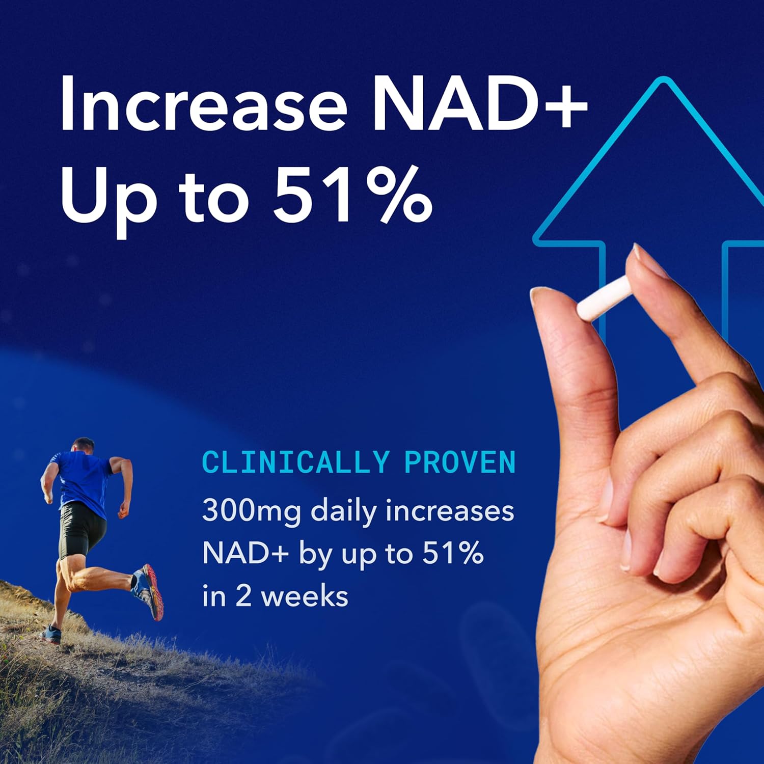 TRU NIAGEN Patented NAD+ Supplement for Anti Aging and Cell Regeneration, 300 mg Niagen, 90 Capsules - Image 5