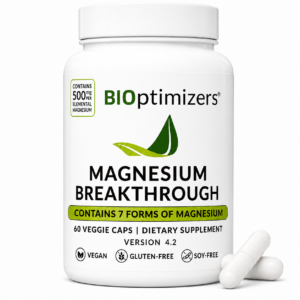 BIOptimizers Magnesium Breakthrough Supplement with 500mg - 60 Capsules