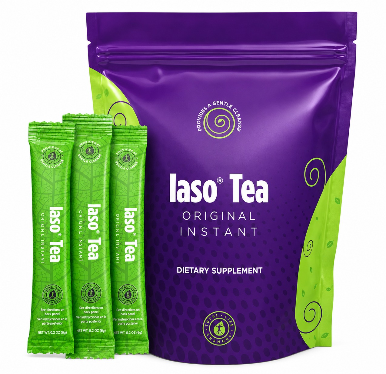 Iaso Instant Tea (Original) - Convenient Tea for a Balanced Lifestyle, Gentle & Refreshing, 25 Sachets (1 Pack)
