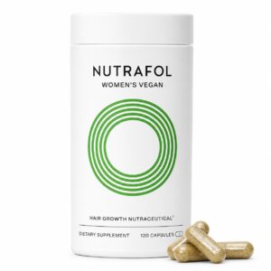 Nutrafol Hair Supplement for Women – Clinically-Tested Plant-Based Formula for Thicker, Fuller Hair– 120 Capsules
