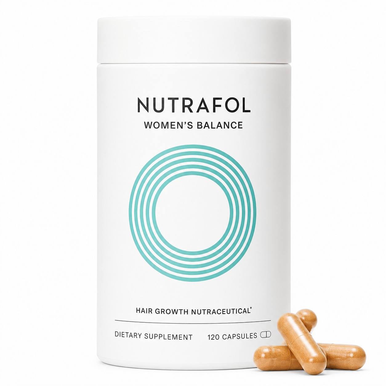 Nutrafol Womenโs Balance Hair Growth Supplements for Thinning Hair, Ages 45+, 1 Month Supply