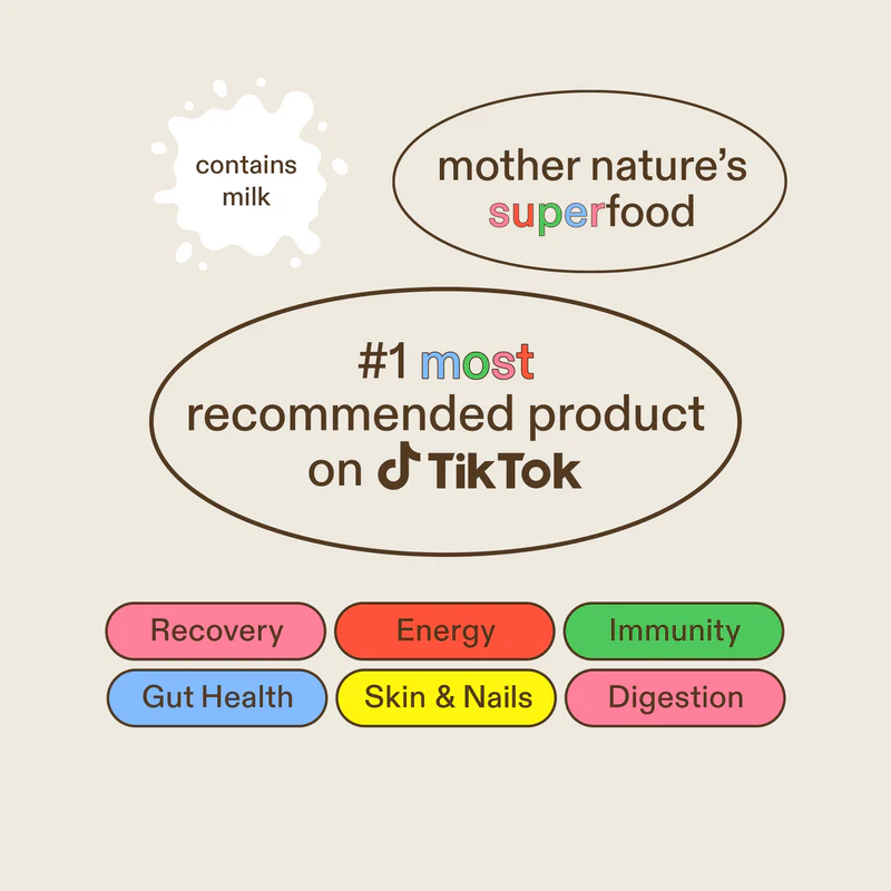 Miracle Moo Colostrum Supplement for Gut Health Hair Growth – 60 Servings – 108g - Image 3