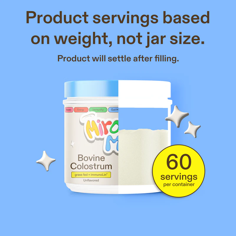 Miracle Moo Colostrum Supplement for Gut Health Hair Growth – 60 Servings – 108g - Image 7