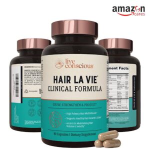 Hair La Vie Clinical Formula Hair Growth Vitamins with Biotin - 90 Count